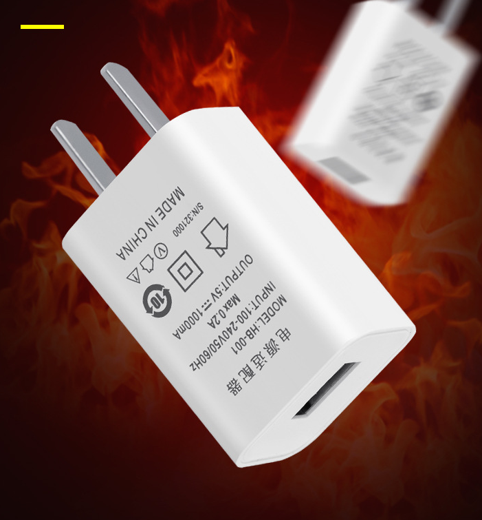 EU US Power Adapter 5V 1A 2A for 18650 Charger