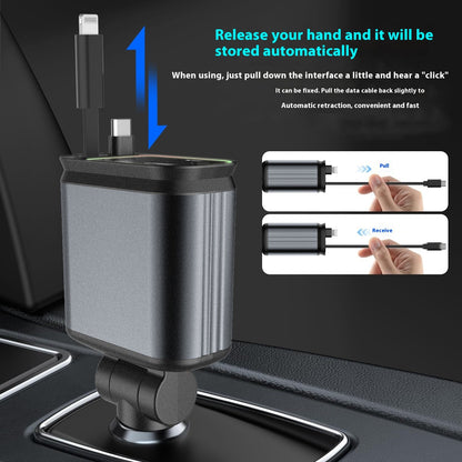 120W Starry Sky Car Charger 4-in-1