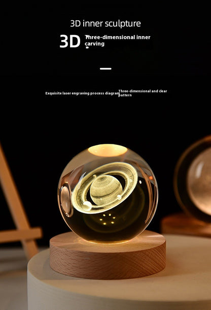 Crystal Ball Projection Ambience Night Light