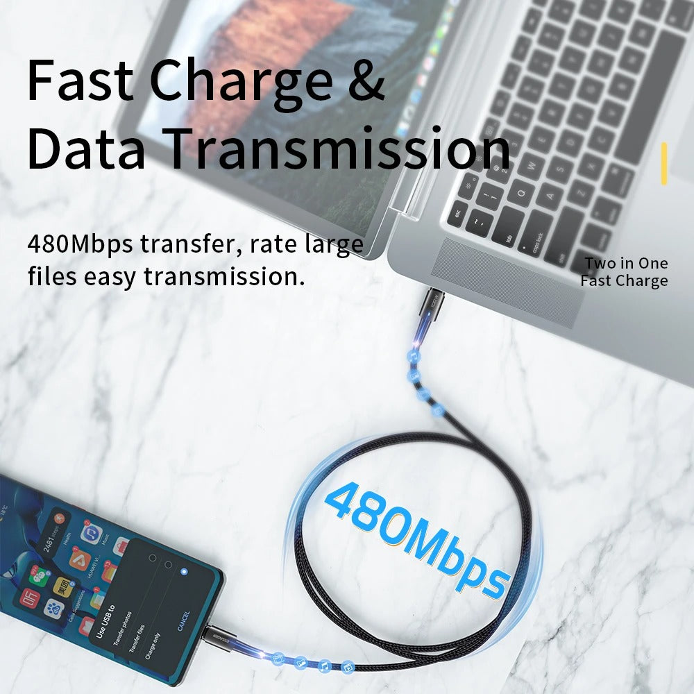 Essager 100W USB C Fast Charging Cable for MacBook Pro