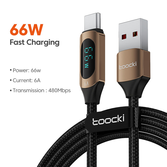 Toocki Xinyue PD100W Fast Charge Type-C Cable for Huawei