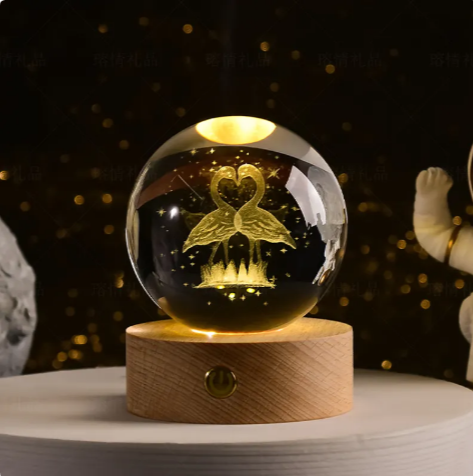Glowing Crystal Ball