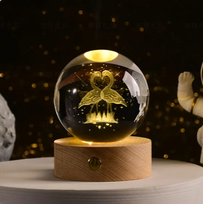 Glowing Crystal Ball