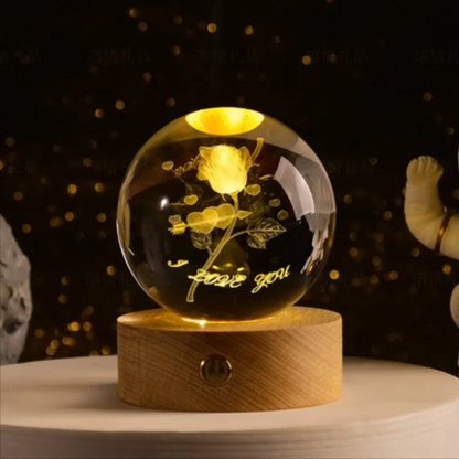 Glowing Crystal Ball