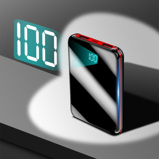 ORBAL 10,000mAh Mirror Power Bank with Digital Display