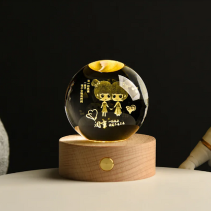 Glowing Crystal Ball