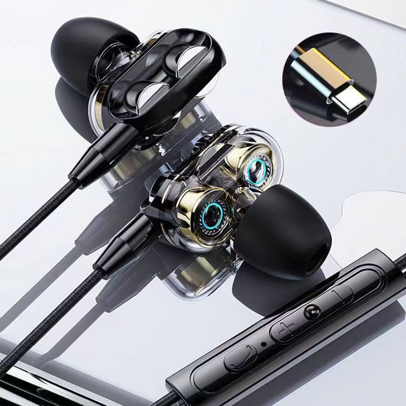 New Dual Dynamic Driver In-Ear Gaming Headphones