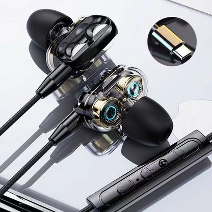 New Dual Dynamic Driver In-Ear Gaming Headphones