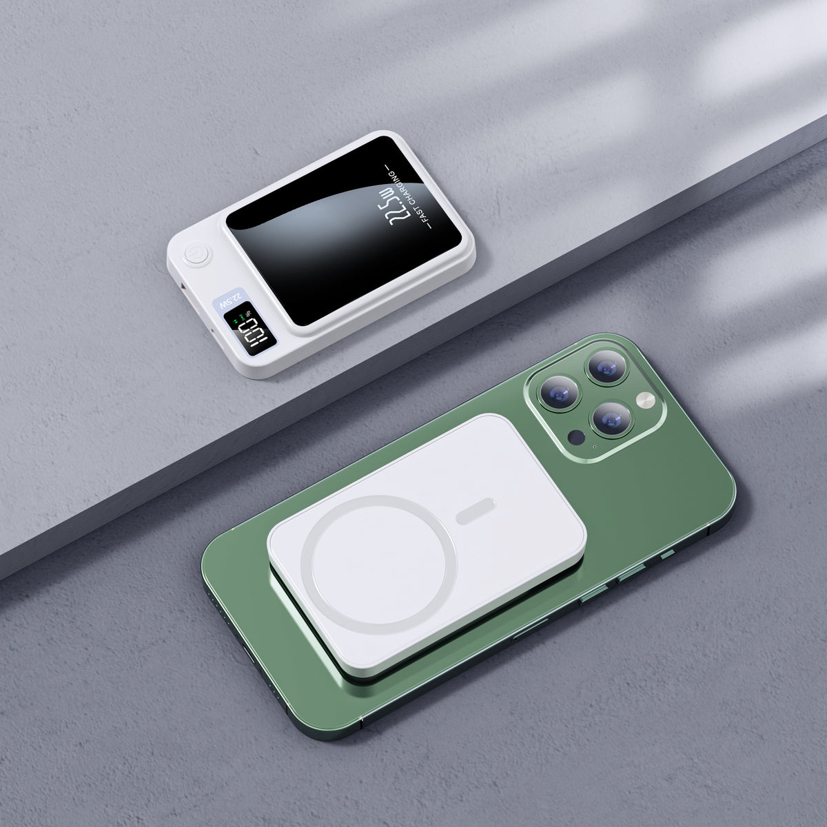 MagnetBoost Qi PowerBank Pro 20000mAh Mini Charger