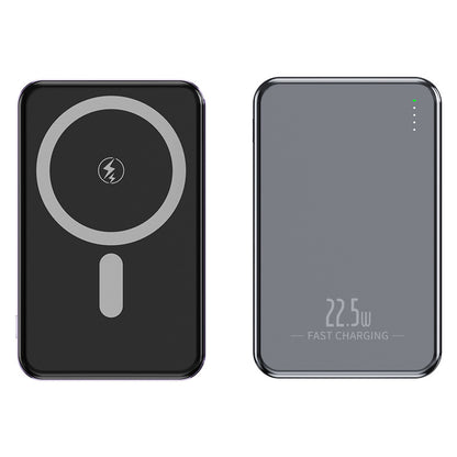 New Slim Aluminum Magnetic Power Bank 5000mAh