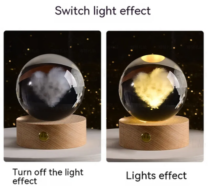 Glowing Crystal Ball