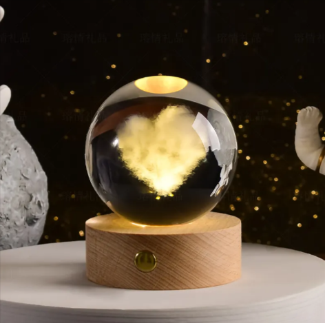 Glowing Crystal Ball