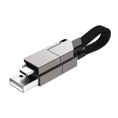 4-in-1 Multi Fast Charging Keychain Cable for Devices