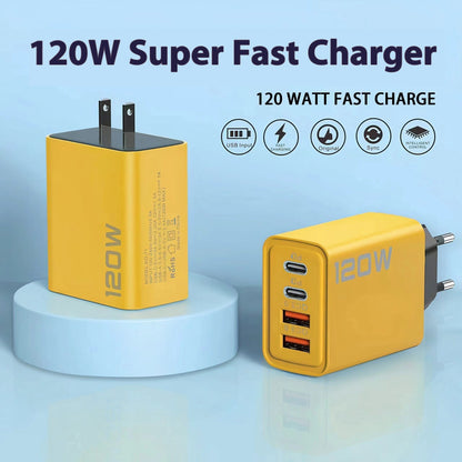120W Multi-port Fast Phone Charger