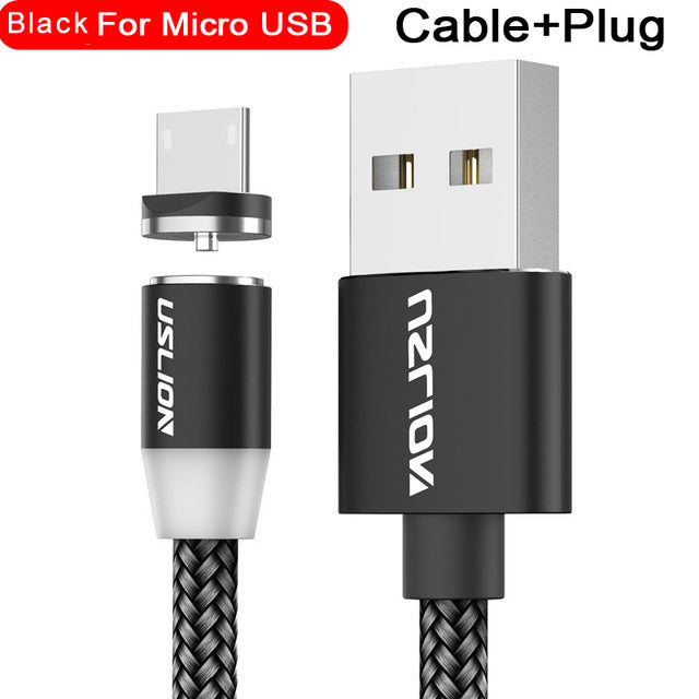 Uslion Magnetic Data Cable 3-in-1 for Android & Apple