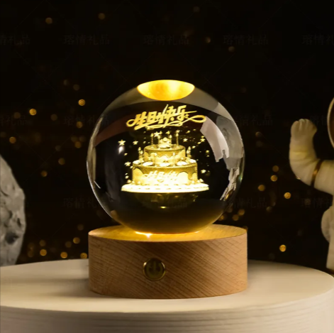 Glowing Crystal Ball