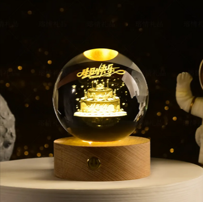 Glowing Crystal Ball