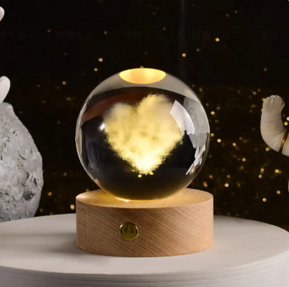 Glowing Crystal Ball