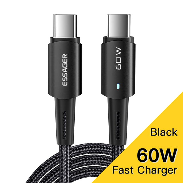 Essager 100W USB C Fast Charging Cable for MacBook Pro