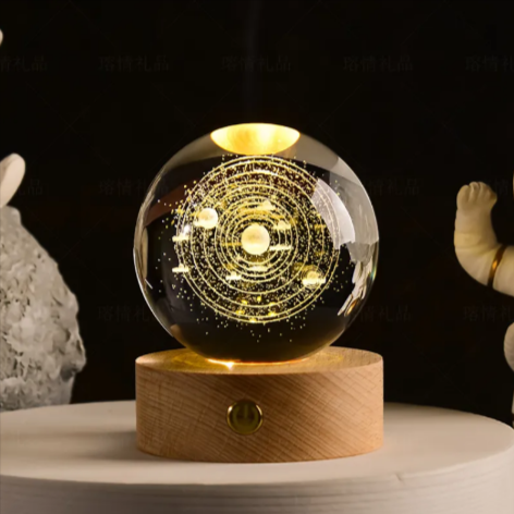 Glowing Crystal Ball