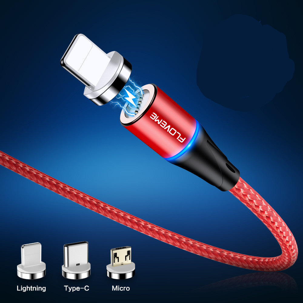 3-in-1 Magnetic Charging Cable for Android & iPhone