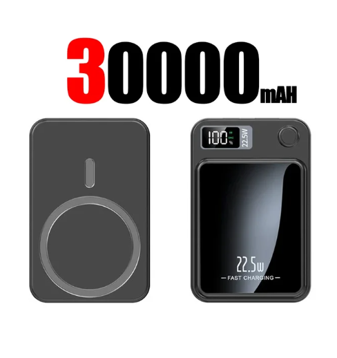MagnetBoost Qi Magnetic Power Bank — 10,000 or 20,000mAh