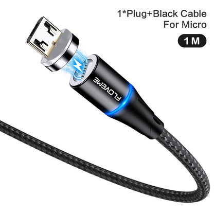3-in-1 Magnetic Charging Cable for Android & iPhone