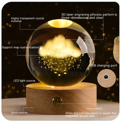 Glowing Crystal Ball