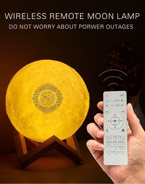 Quran Moon Bluetooth Speaker Night Light