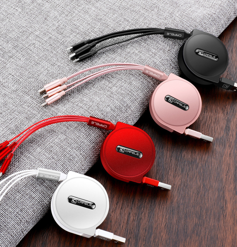 3-in-1 Fast Charging Data Cable by Kafele