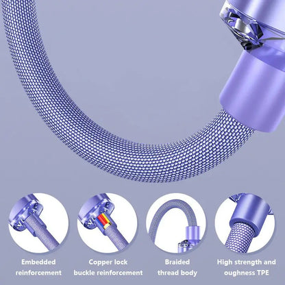120W Super Fast 6A Type-C Charging Data Cable