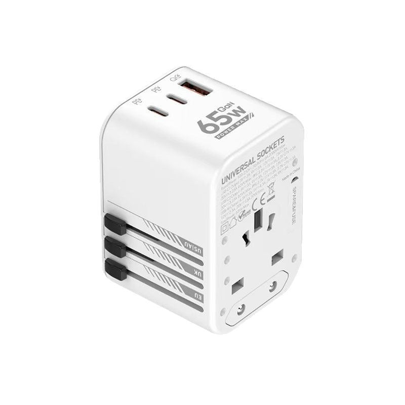 65W GaN Fast Charger International Plug Adapter
