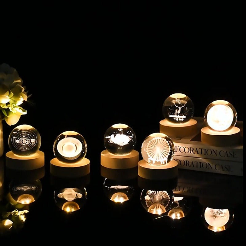Crystal Ball Projection Ambience Night Light