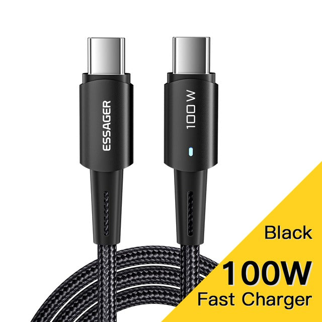 Essager 100W USB C Fast Charging Cable for MacBook Pro