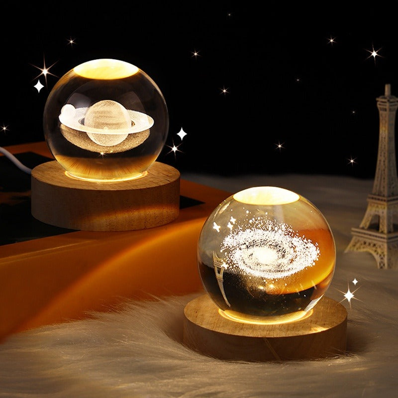 Crystal Ball Projection Ambience Night Light