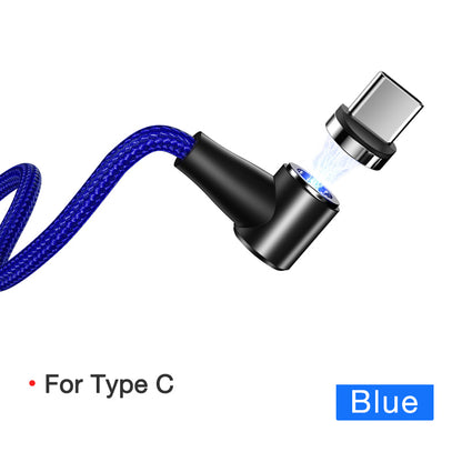 Magnetic 3-in-1 Data Cable with Fast Charging