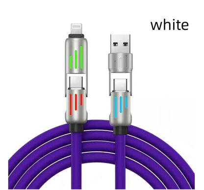 240W Multi‑Connector LED Charging Cable