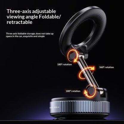 Vacuum Suction Magnetic Car Mount