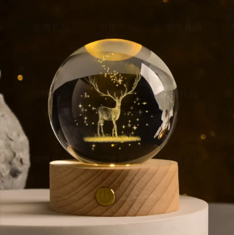 Glowing Crystal Ball