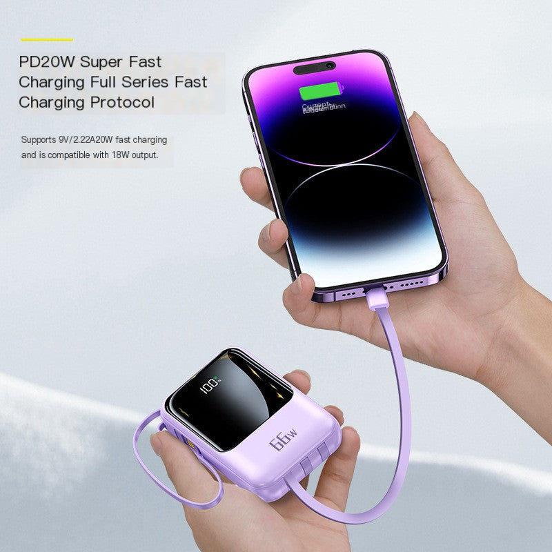 Mini 20000mAh Power Bank with PD 66W Fast Charge