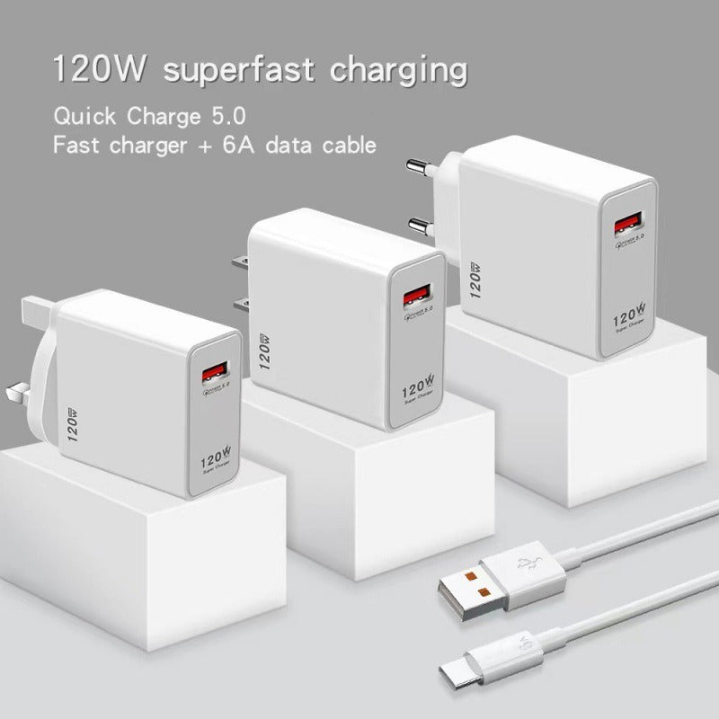 120W Fast Charger Set