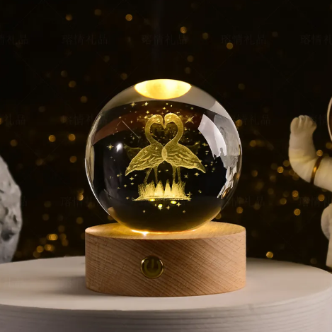 Glowing Crystal Ball