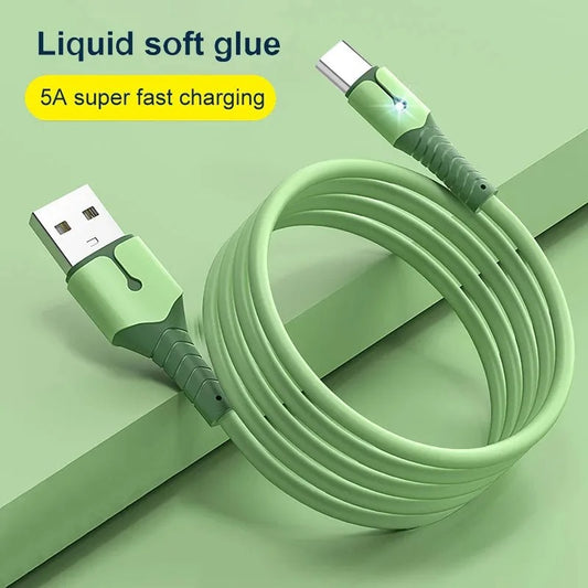 Android Type-C Charging Cable with Smart Indicator Light