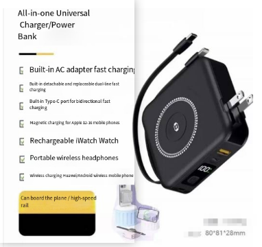 Compact Power Bank Portable Charger