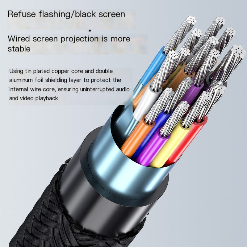 Type-C to HDMI Adapter Cable for 4K Display