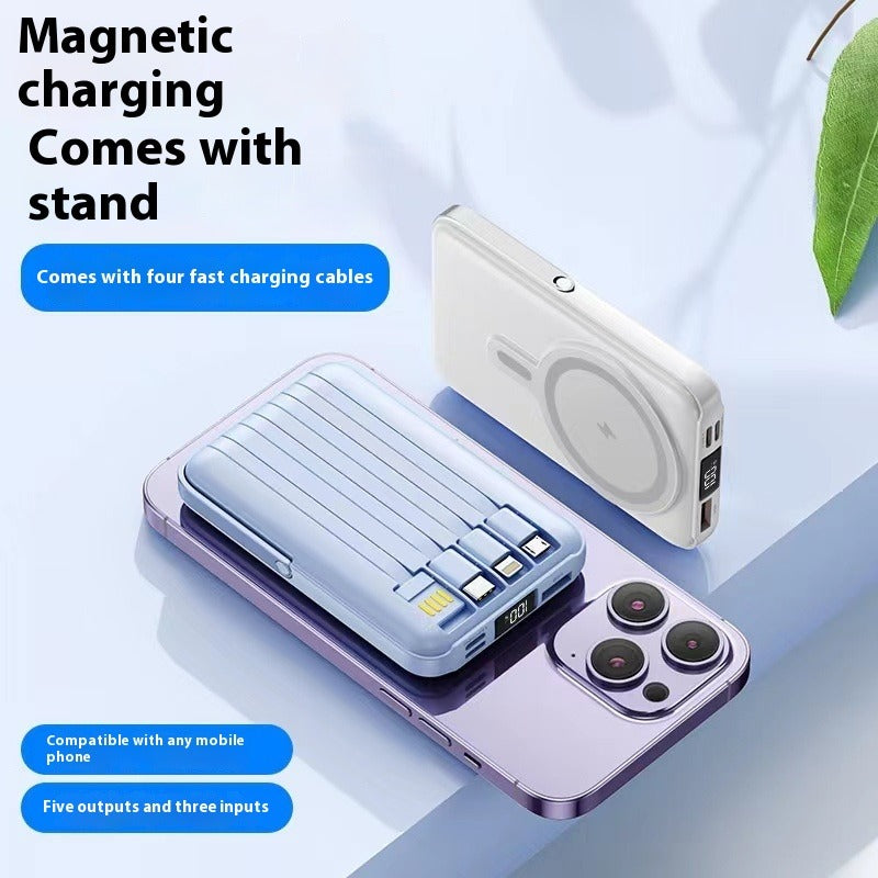 Magnetic Bracket Power Bank Fast Charge