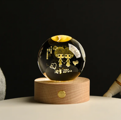 Glowing Crystal Ball