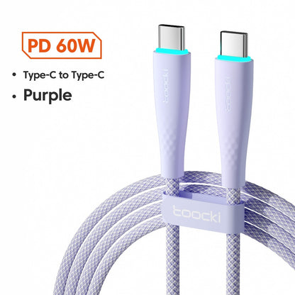 USB Type-C to Type-C Fast Charging Cable 100W/60W
