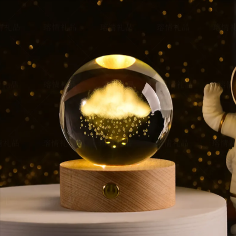 Glowing Crystal Ball