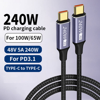 USB C to USB Type C Fast Charging Cable (0.5m to 3m)